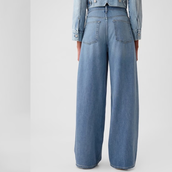 Gap Mid Rise UltraSoft Baggy Jeans - Picture 5 of 11